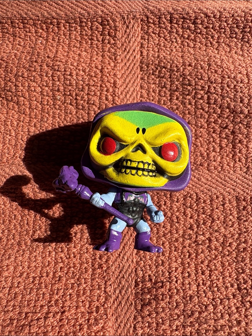 Funko Multicolor Skeletal Vinyl Figure with Purple Hood